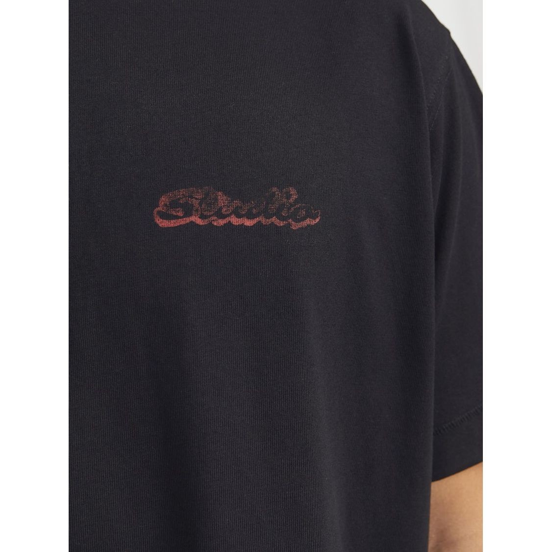 JACK & JONES Marškinėliai vyrams, Juoda, Retiro back tee 6