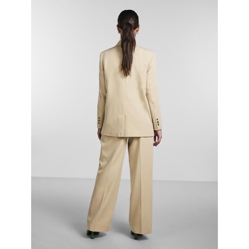 PIECES Švarkas moterims, Smėlio, PCKYZA OVERSIZED BLAZ 5