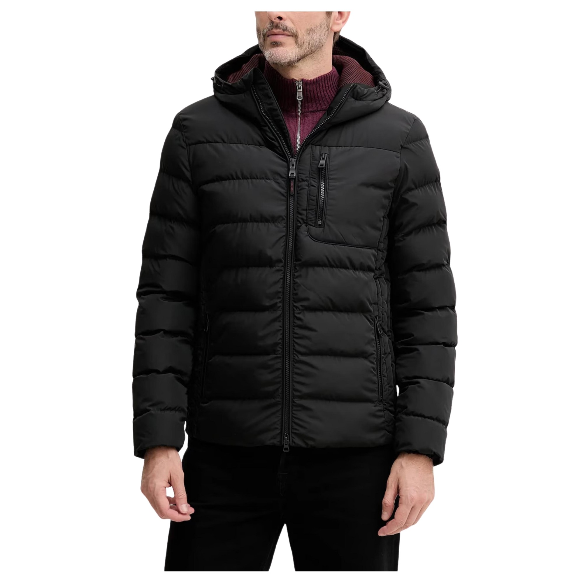 GEOX Striukė vyrams, Juoda, Snake Jackets 1