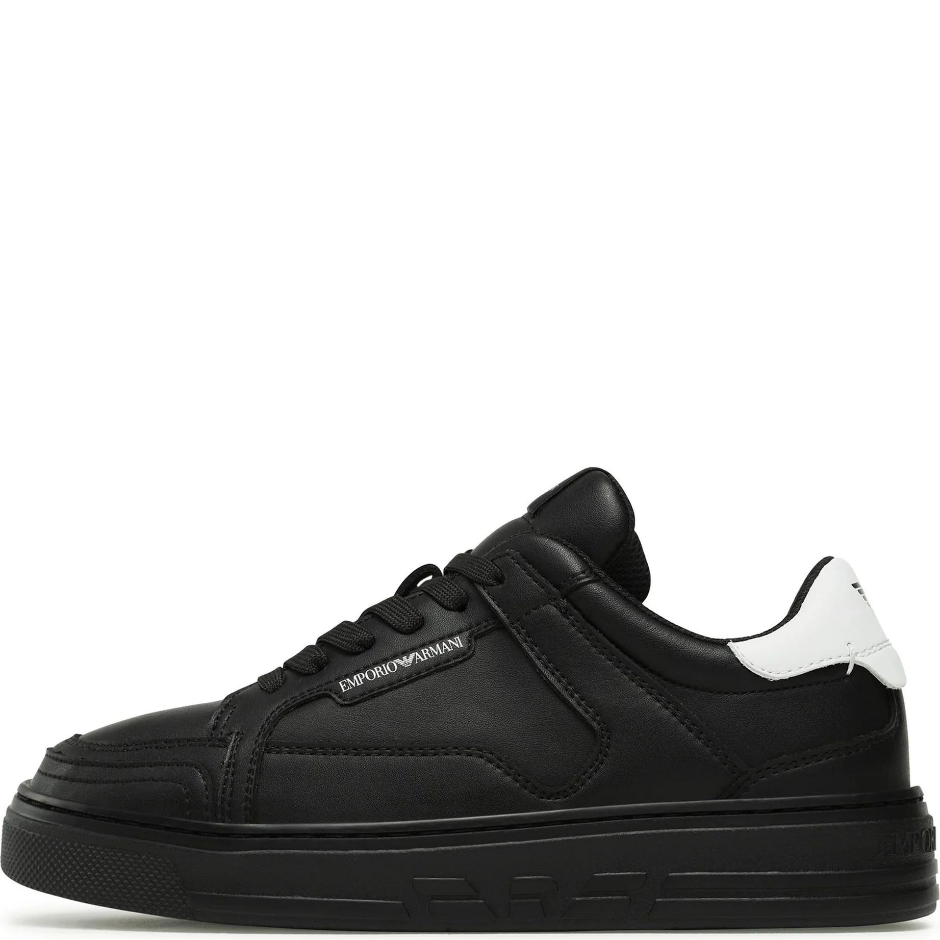 EMPORIO ARMANI Sportiniai bateliai moterims, Juoda, Sneaker 4