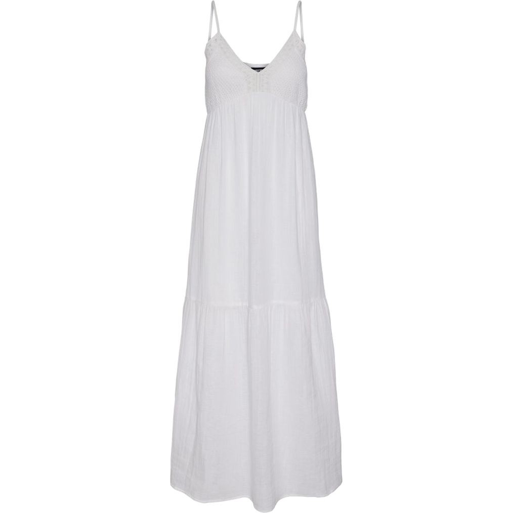 PIECES Maxi suknelė moterims, Balta, Pcastina maxi dress 1