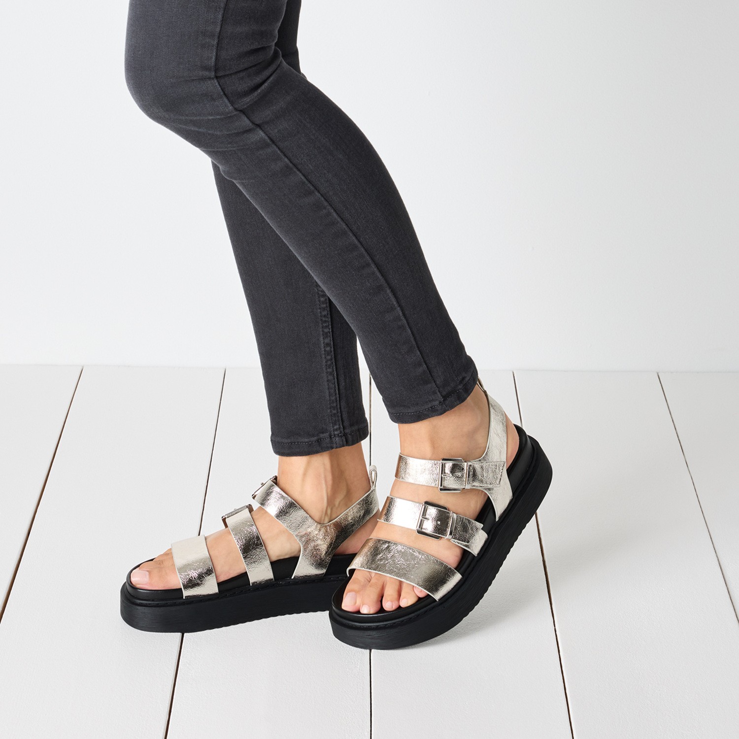 TAMARIS Basutės moterims, Pilka, Sandals 6