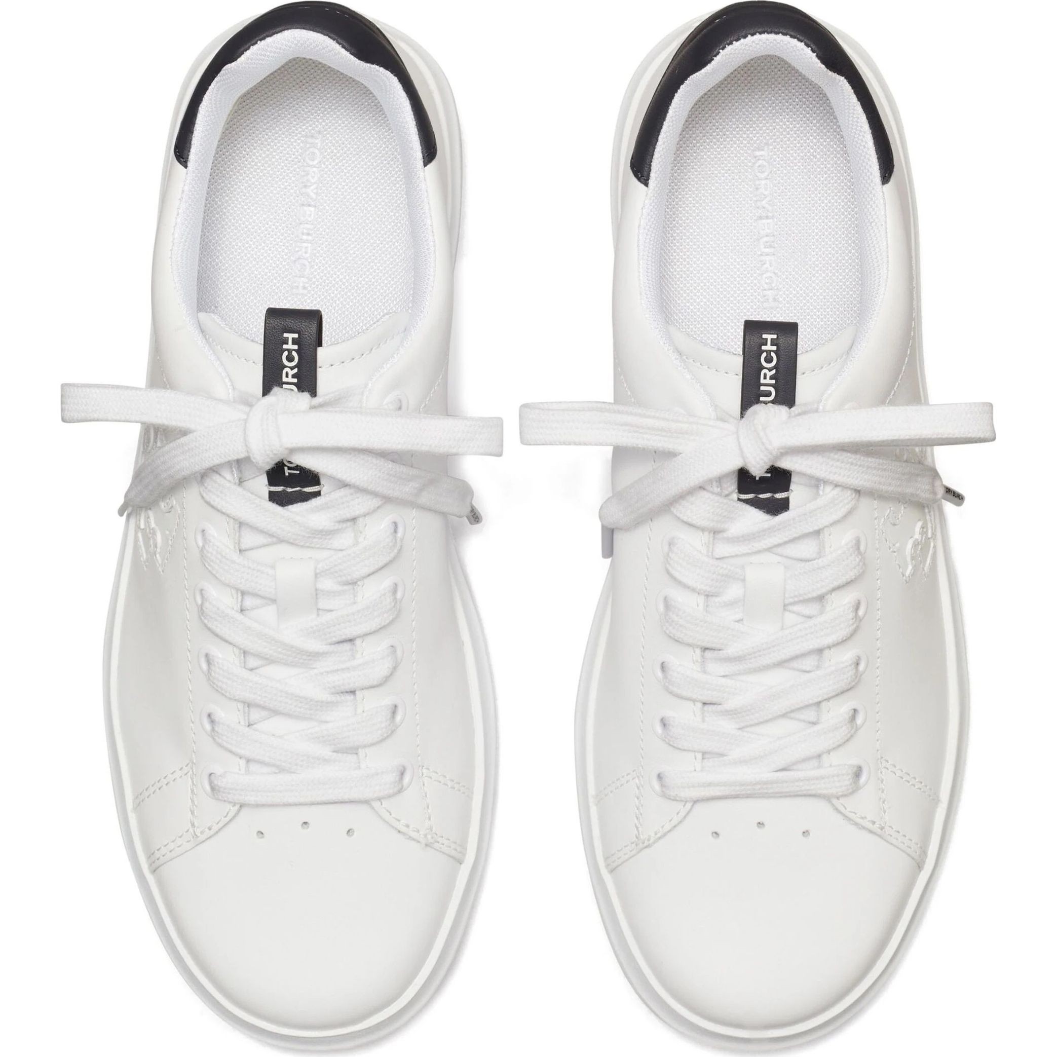 TORY BURCH Laisvalaikio bateliai moterims, Balta, Double t howell court 3