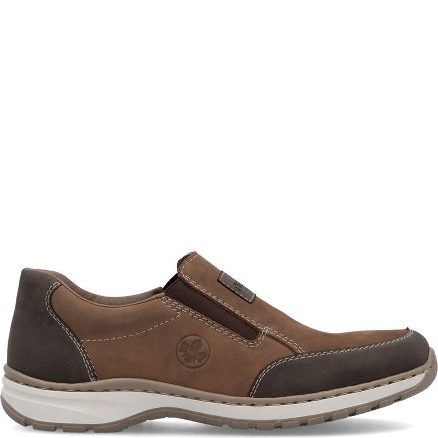 RIEKER Laisvalaikio bateliai vyrams, Ruda, Slipper 2