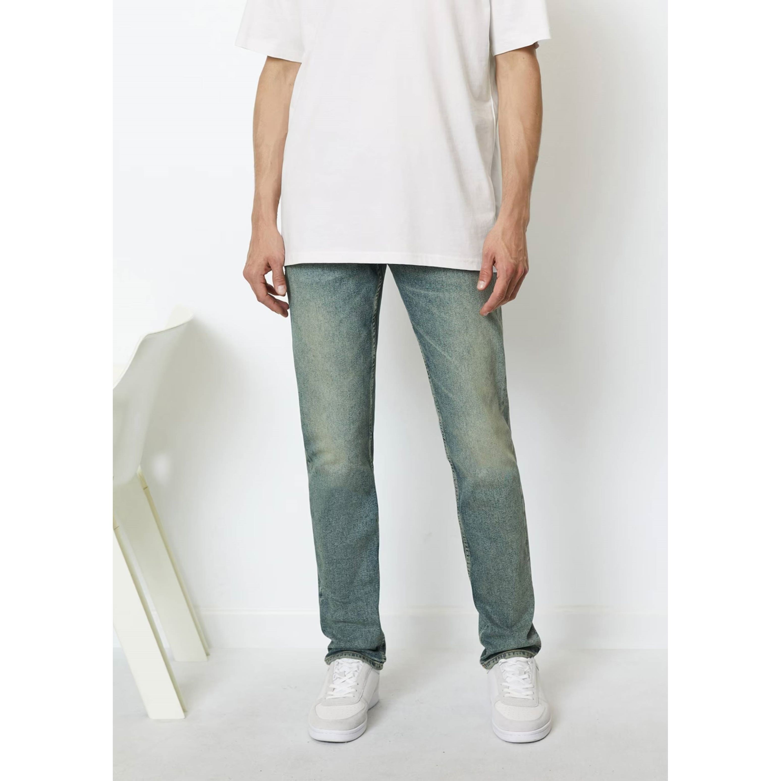 MARC O'POLO Tiesūs džinsai vyrams, Žalia 2