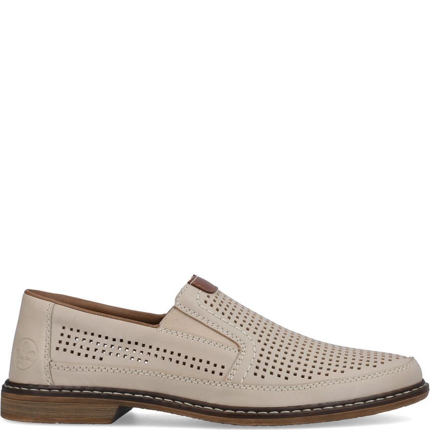 RIEKER Klasikiniai batai vyrams, Smėlio, FORMAL 2