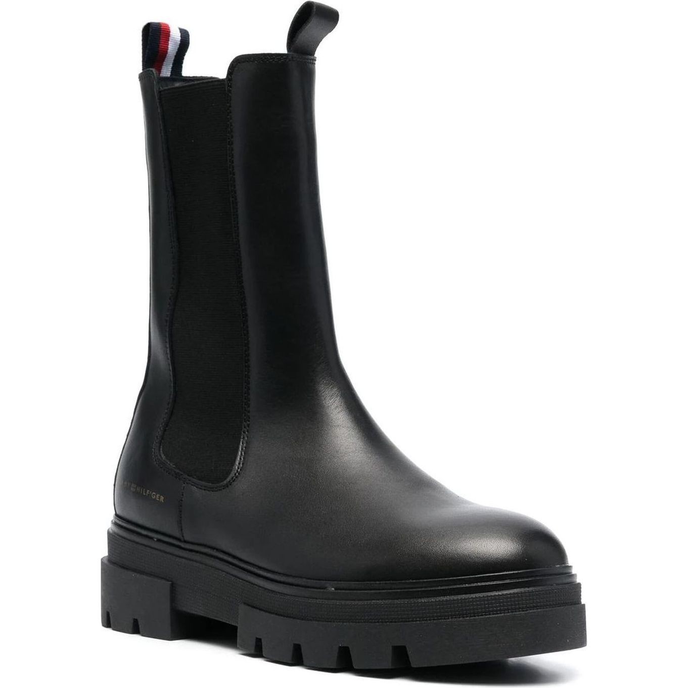 TOMMY HILFIGER Aulinukai moterims, Juoda, MONO CHELSEA BOOT 1