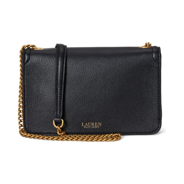 LAUREN RALPH LAUREN Piniginė moterims, Juoda, Wallet on a chain large 3