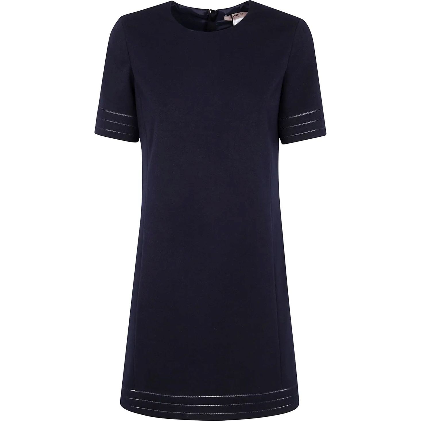 TWINSET Mini suknelė moterims, Mėlyna, Short-sleeved dress 1