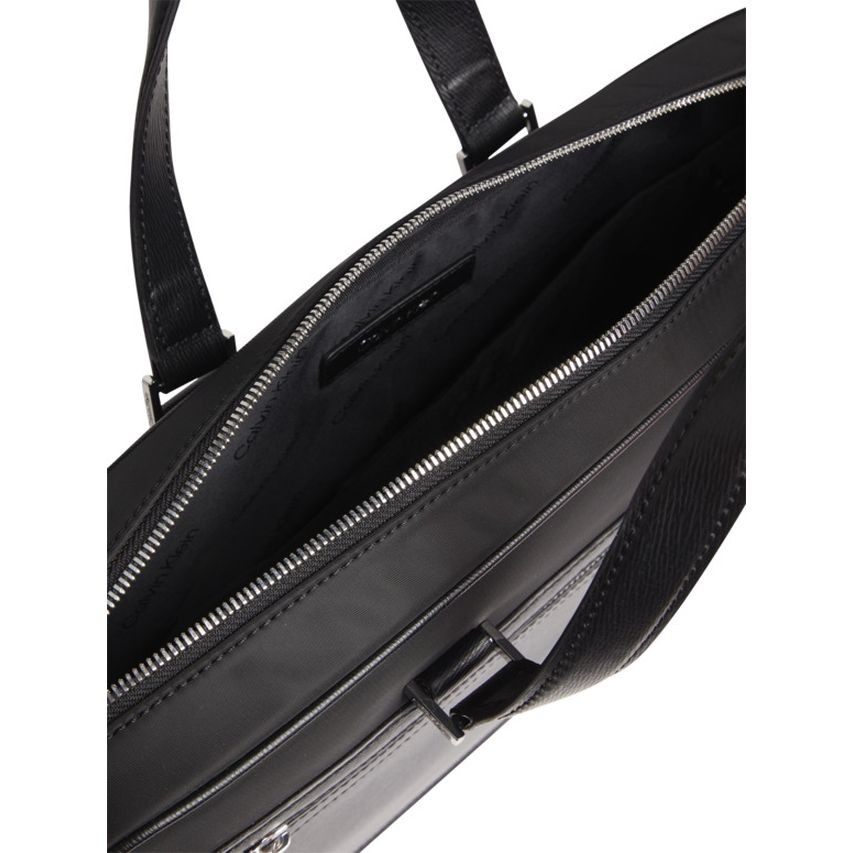 CALVIN KLEIN Dėklas kompiuteriui vyrams, Juoda, ELEVATED LAPTOP BAG WPCKT 3