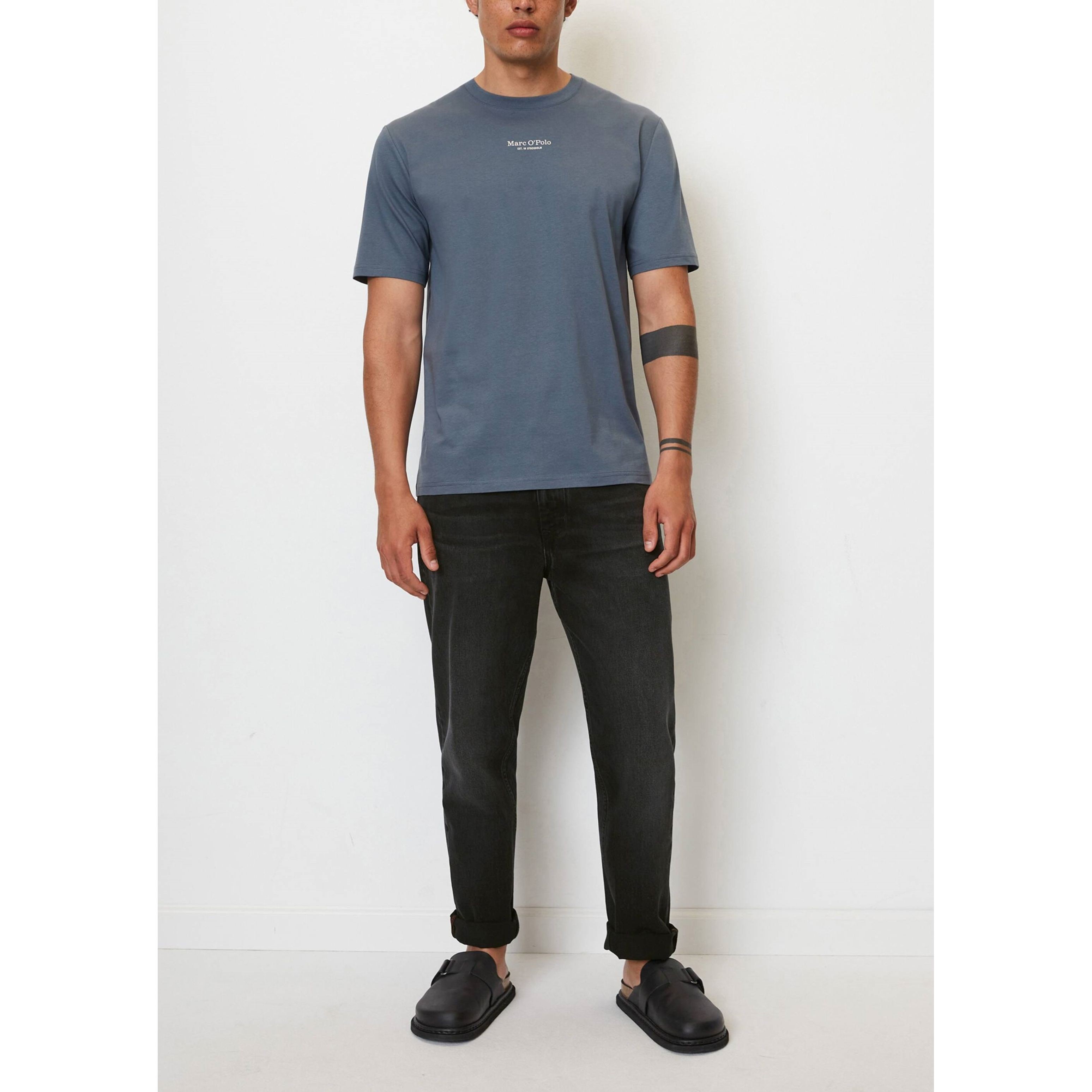 MARC O'POLO Marškinėliai vyrams, Mėlyna 2