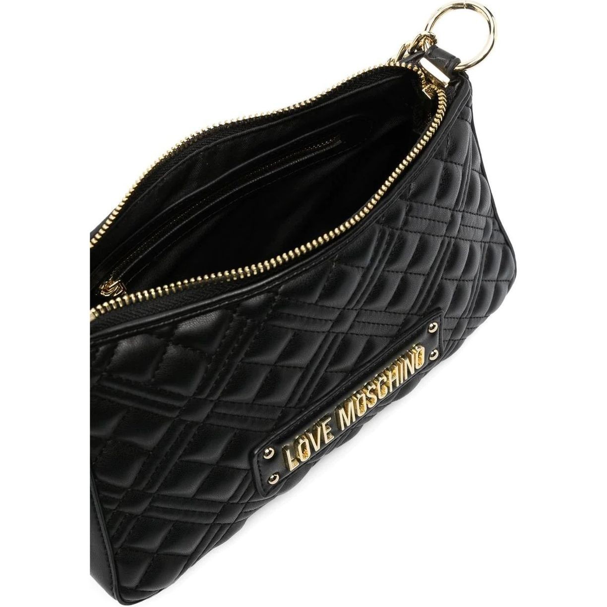 LOVE MOSCHINO Rankinė per petį moterims, Juoda, Crossbody 4