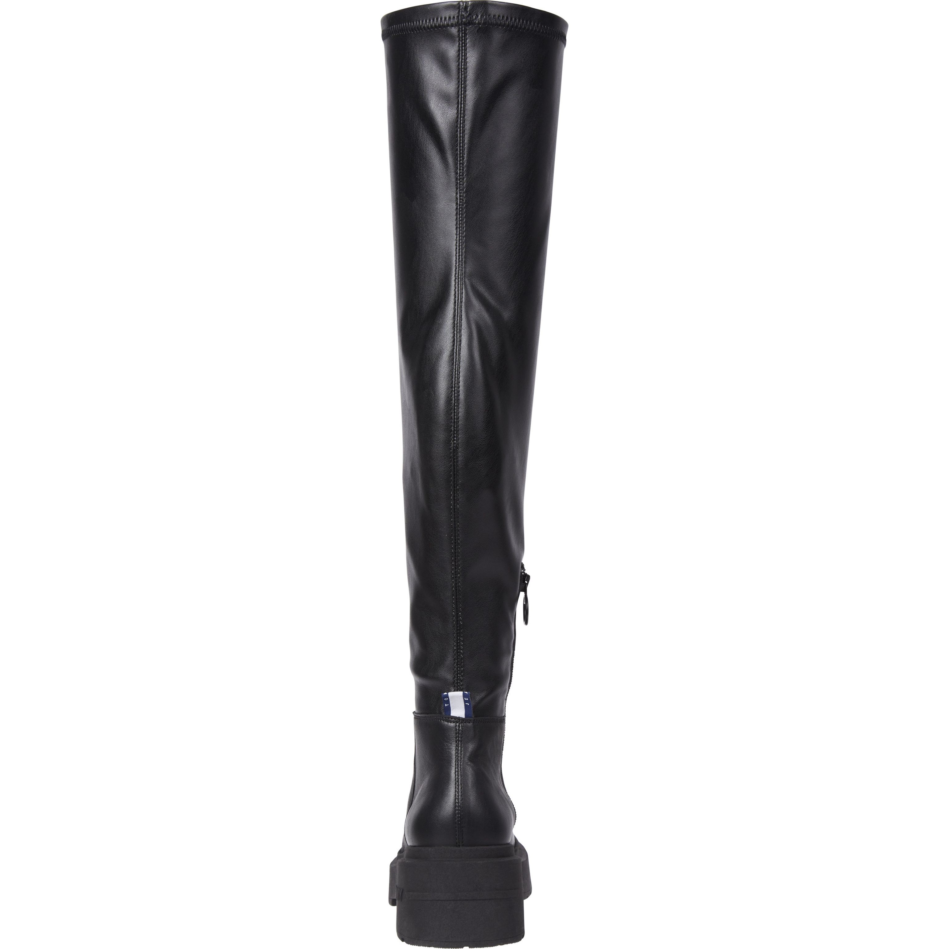 TOMMY JEANS Auliniai moterims, Juoda, Over the knee boots 3