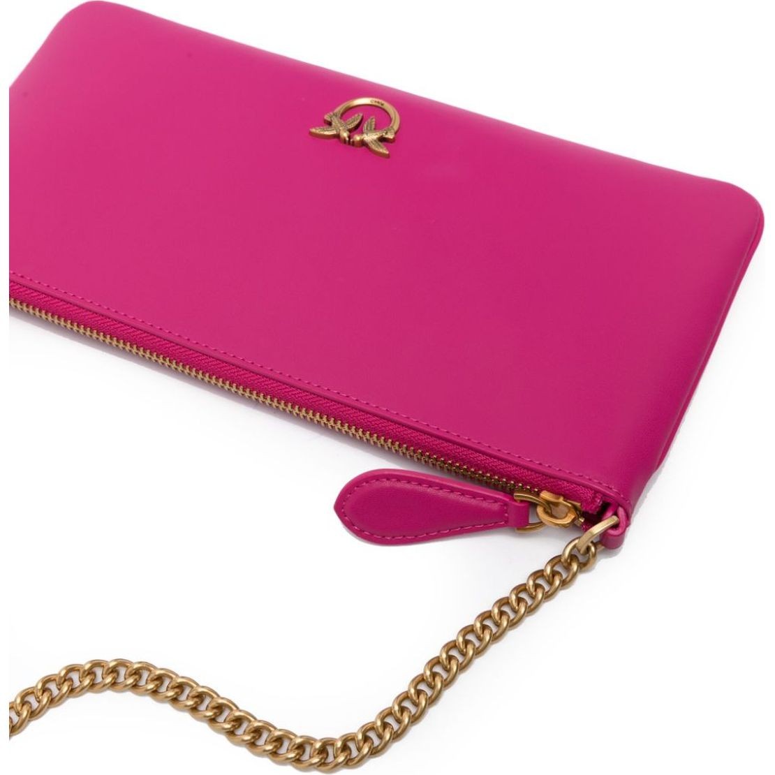 PINKO Rankinė per petį moterims, Rožinė, Love birds-plaque shoulder bag 3