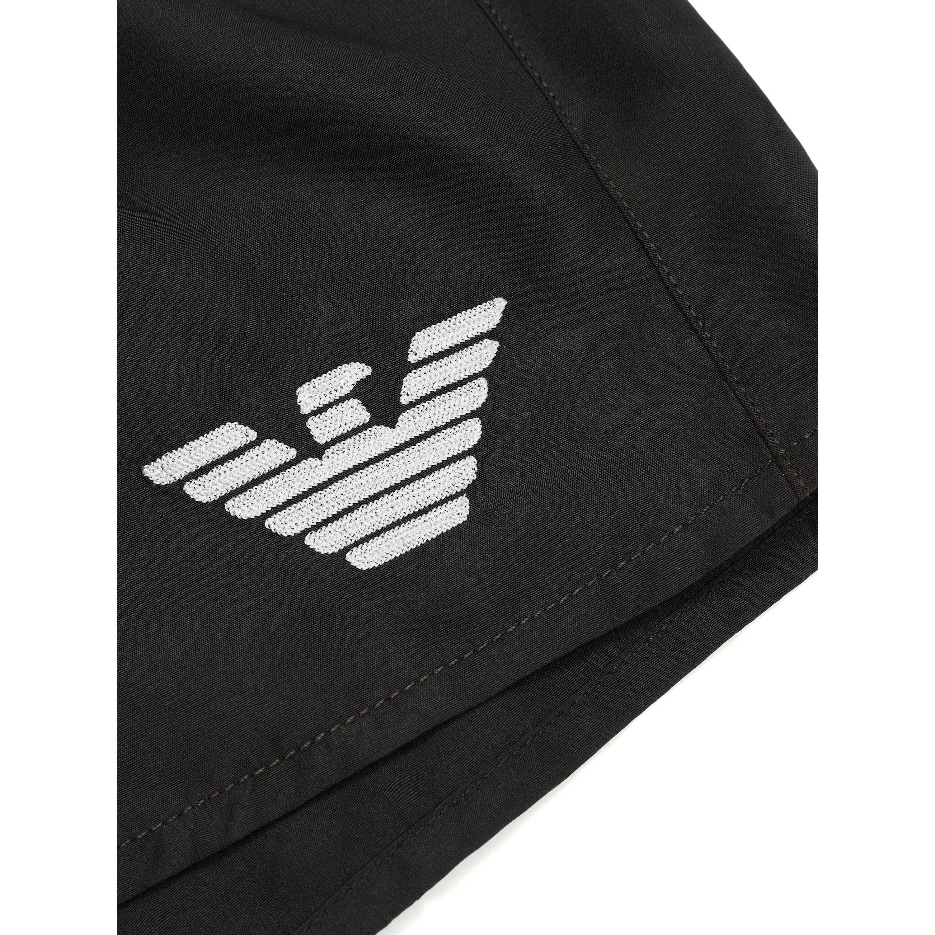 EMPORIO ARMANI Apatinė kostiumėlio dalis vyrams, Juoda, Boxer beachwear 2