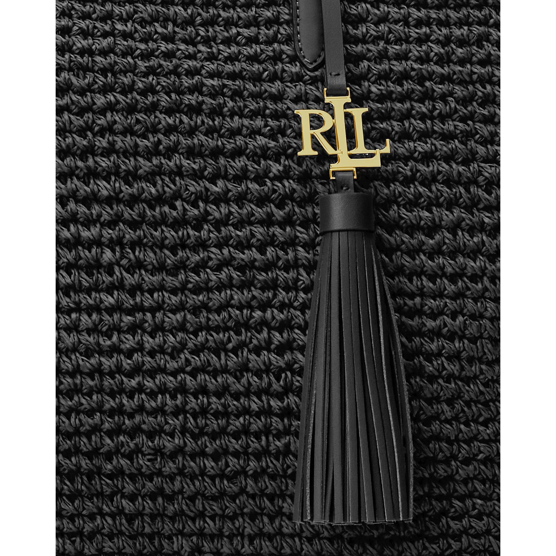 LAUREN RALPH LAUREN Pirkinių krepšys moterims, Juoda, Whitney 29 medium tote 5