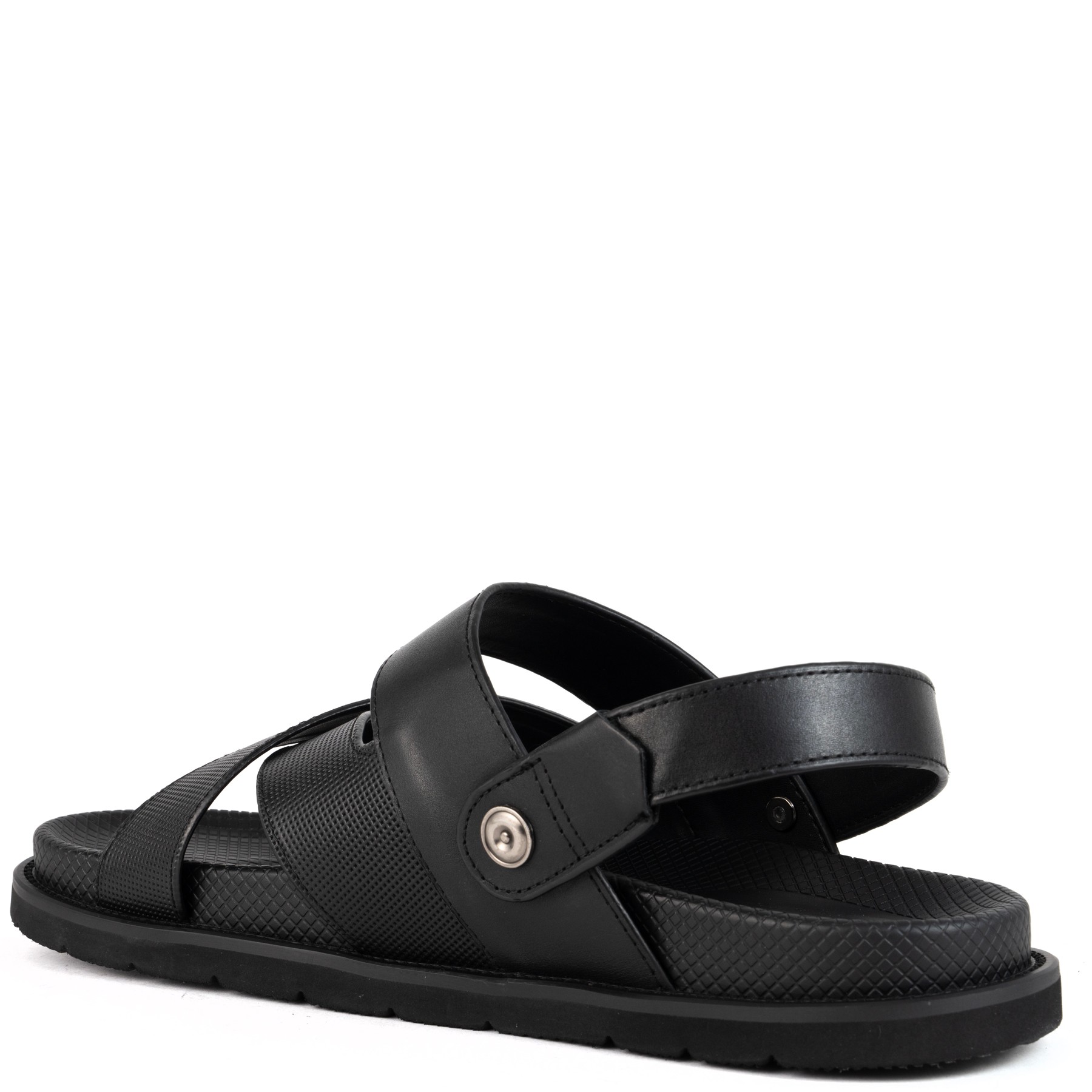 SERGIO MORETTI Basutės vyrams, Juoda, Sandals 3