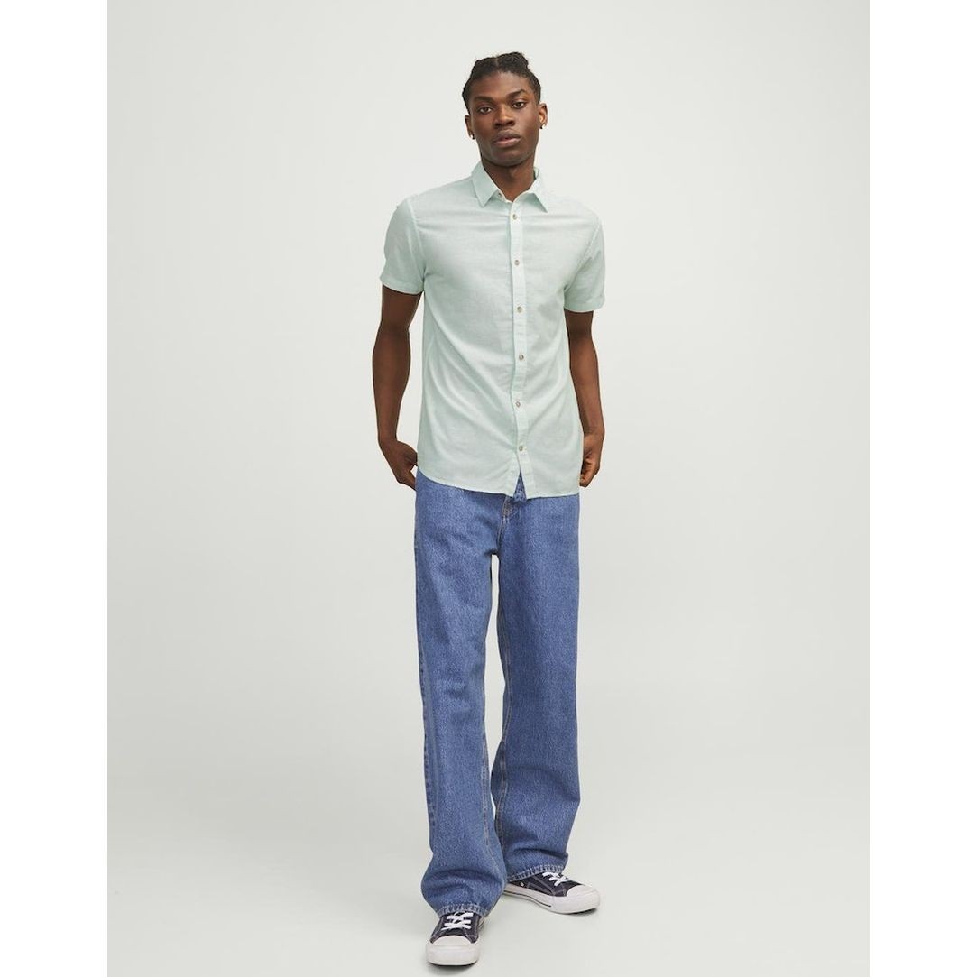 JACK & JONES Marškiniai vyrams, Mėlyna, Jjesummer shirts 3