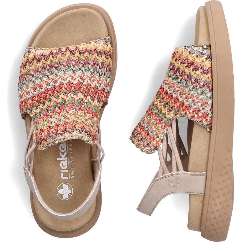 RIEKER Basutės moterims, Sandals 8