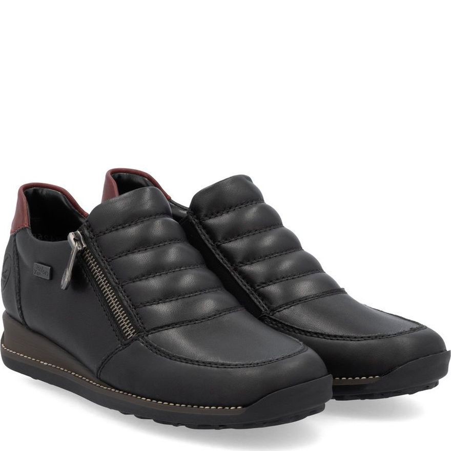 RIEKER Bateliai moterims, Juoda 1