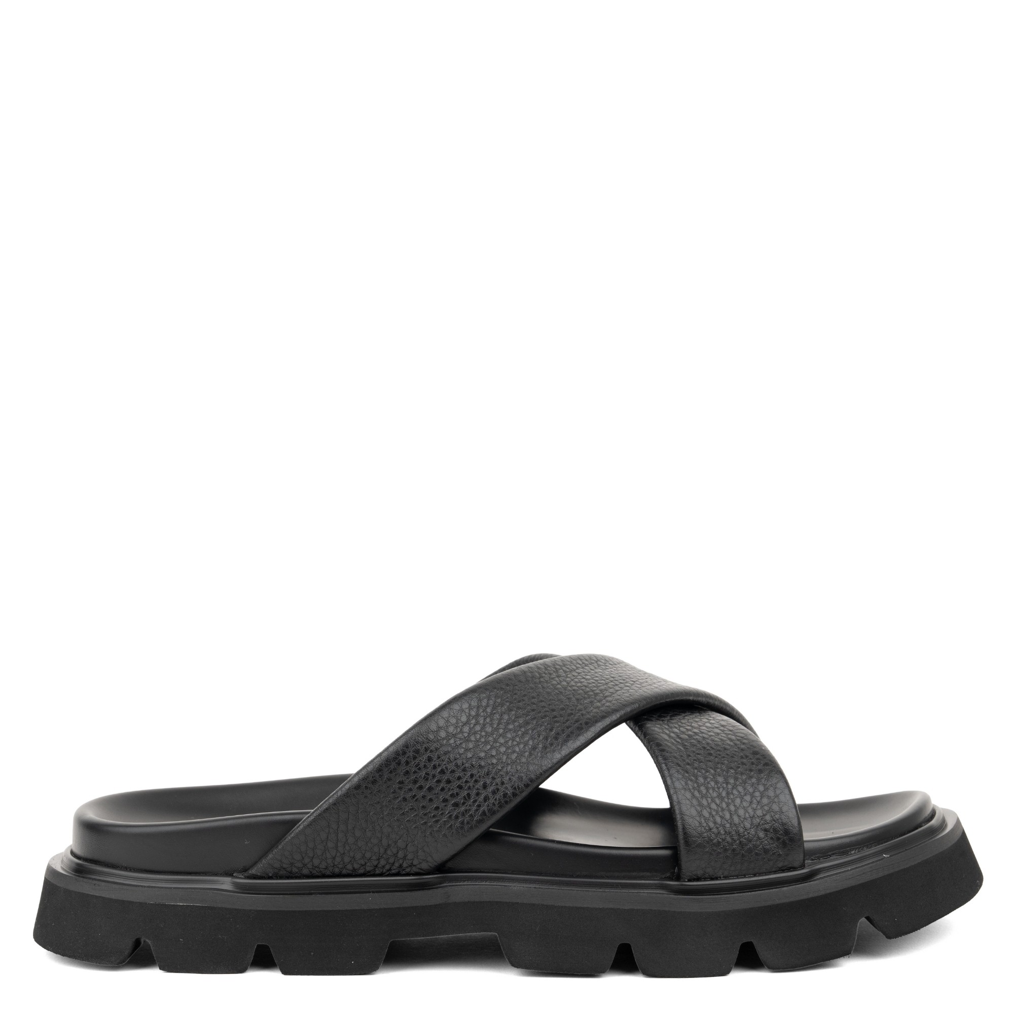 SERGIO MORETTI Šlepetės vyrams, Juoda, Slippers 2