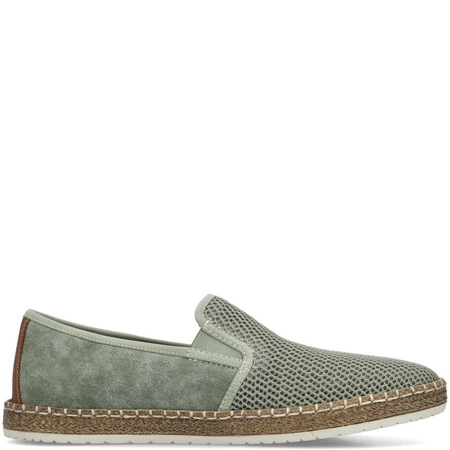 RIEKER Laisvalaikio bateliai vyrams, Žalia, LEISURE 12