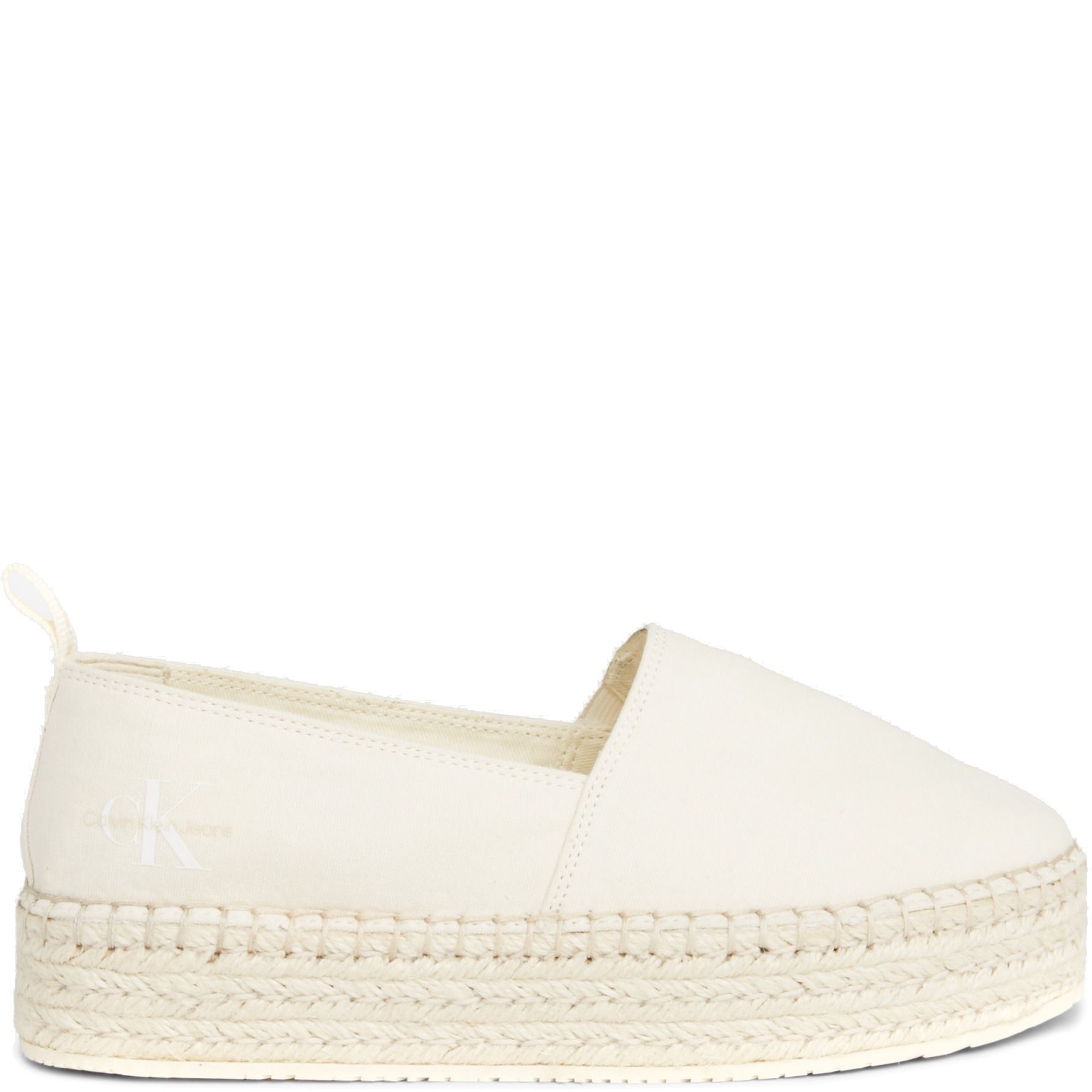 CALVIN KLEIN JEANS Espadrilės moterims, Smėlio, Platform espadrille 2