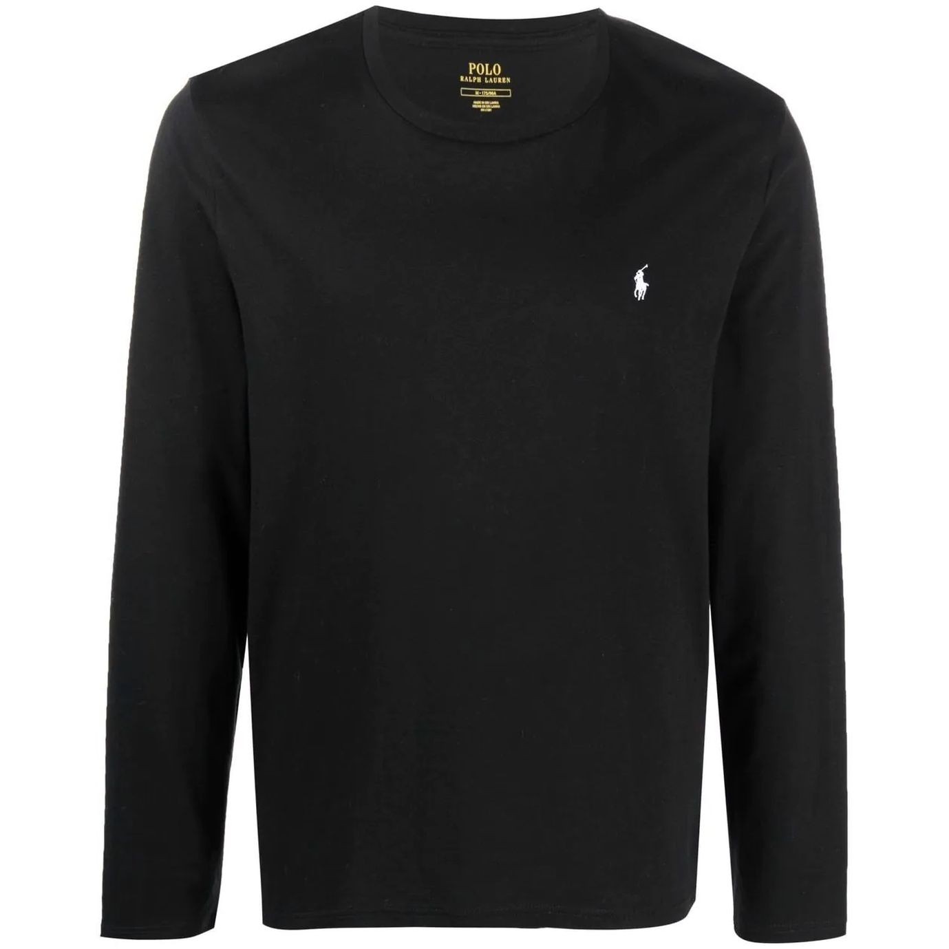 POLO RALPH LAUREN UW Marškinėliai ilgom. rankovėmis vyrams, Juoda, Crew neck sleep top 1