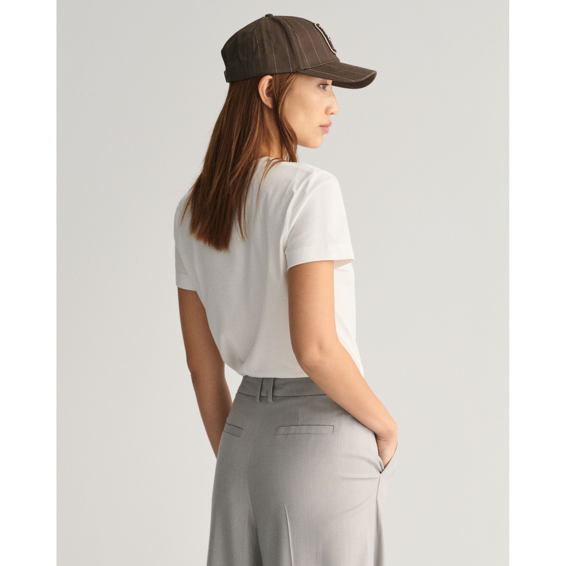 GANT Marškinėliai moterims, Balta 5