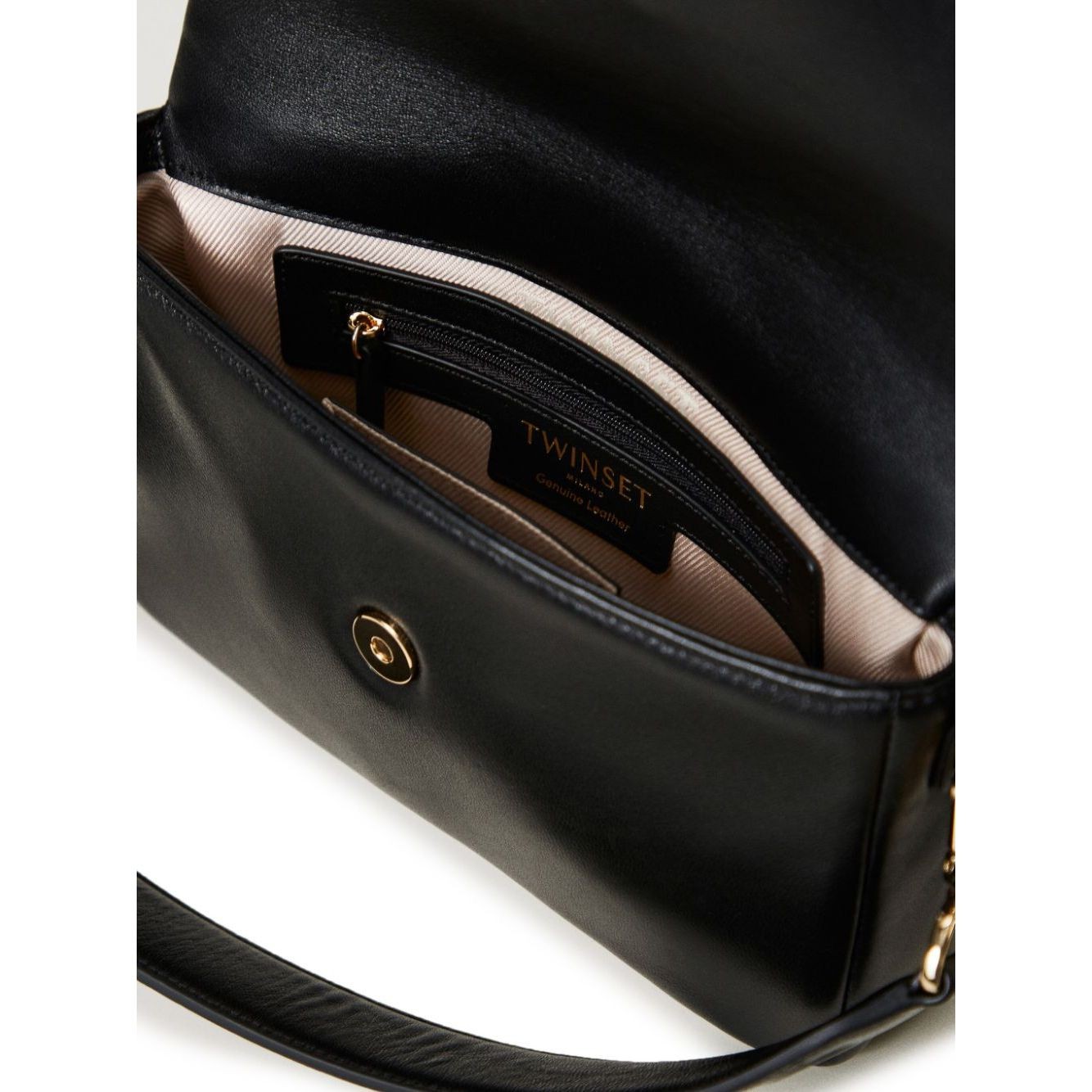 TWINSET Rankinė per petį moterims, Juoda, Shoulder bag 4