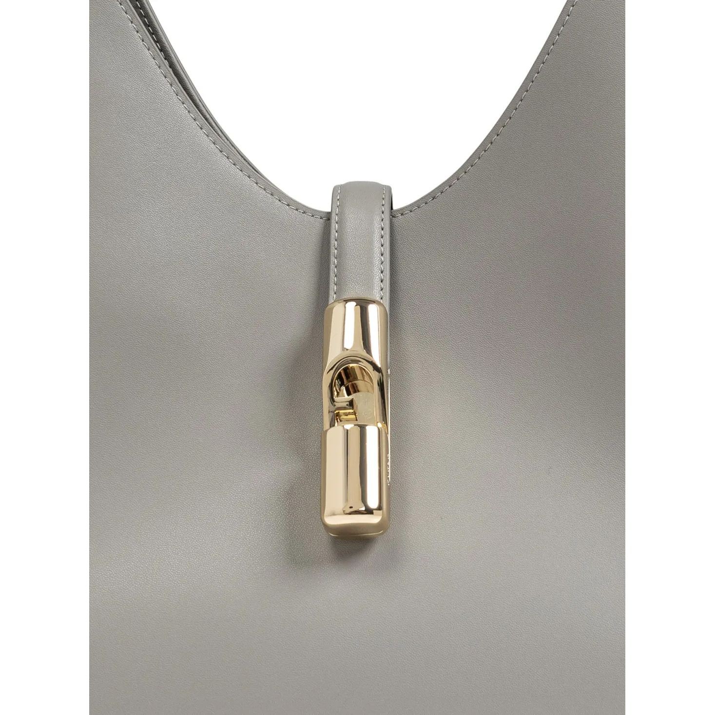 FURLA Pirkinių krepšys moterims, Pilka, Furla goccia m hobo 4