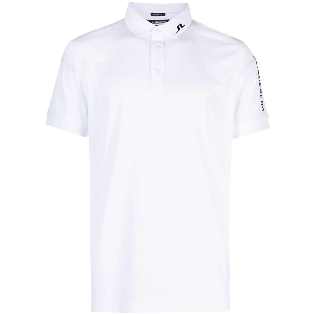 J.LINDEBERG Polo marškiniai trumpos rank. vyrams, Balta, Tour tech reg fit golf polo 1