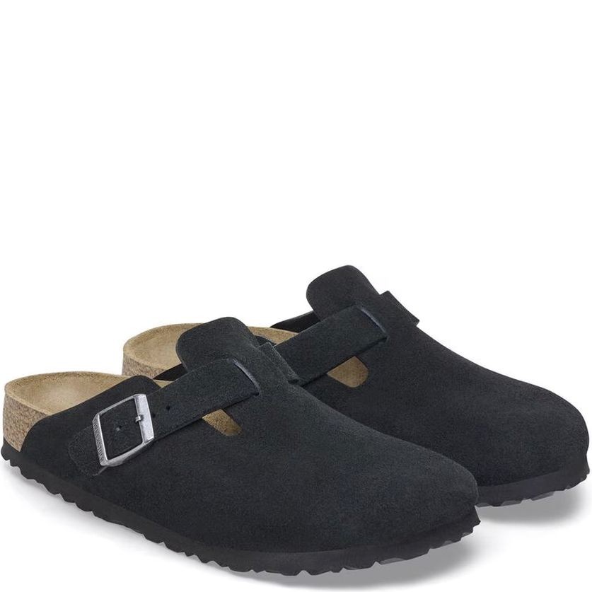 BIRKENSTOCK Šlepetės, Juoda, Boston slippers 4