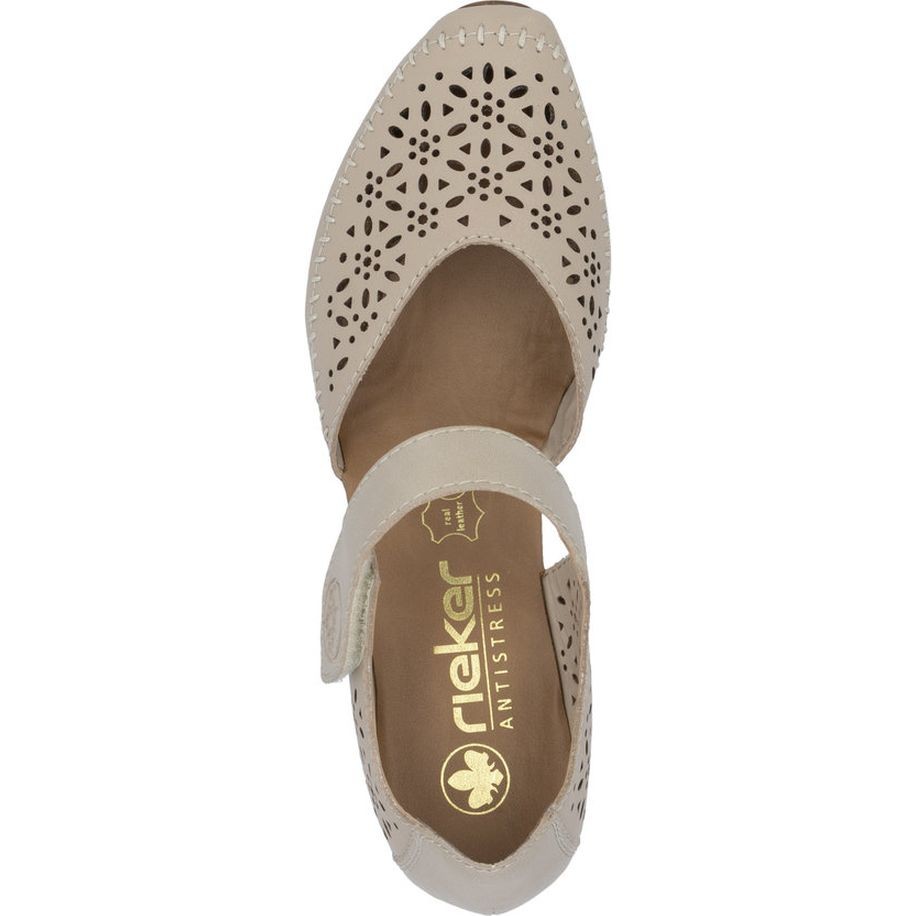 RIEKER Balerinos moterims, Smėlio, Ballerinas 5