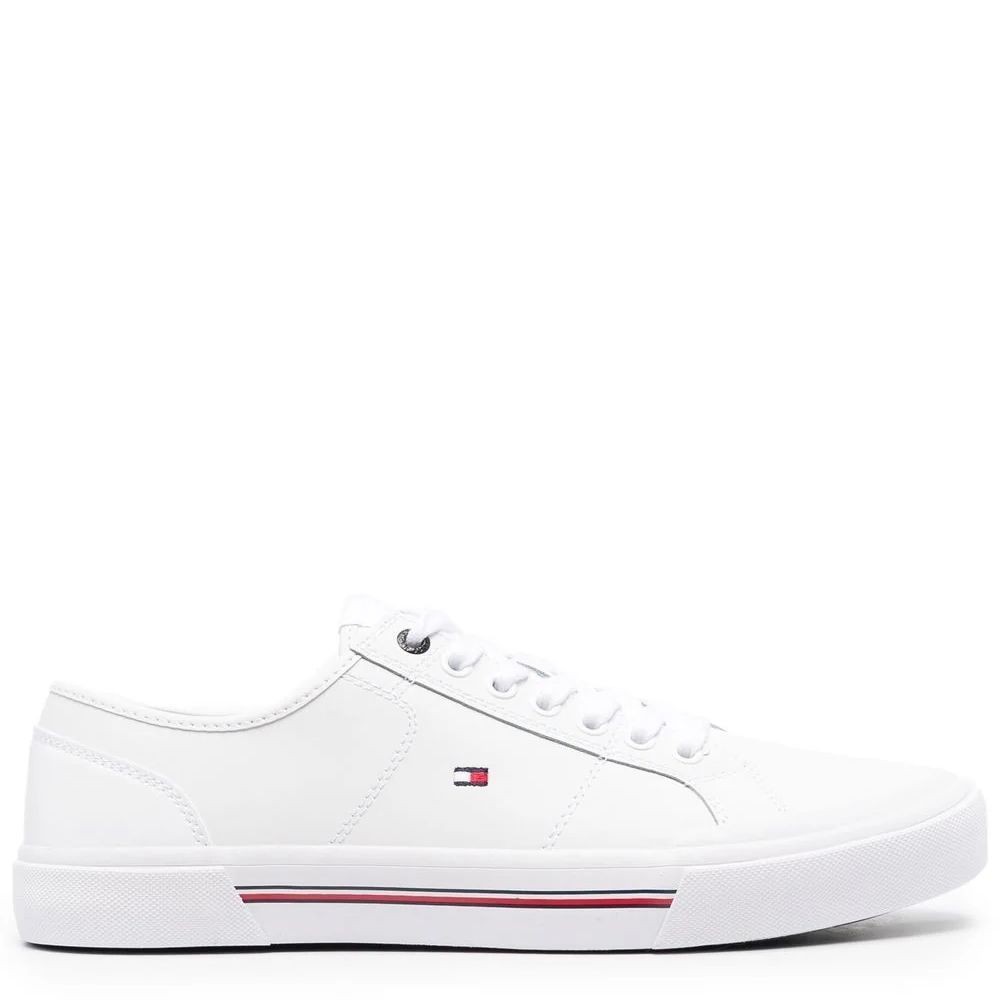 TOMMY HILFIGER Sportiniai bateliai vyrams, Balta, Core corporate sport shoe 1