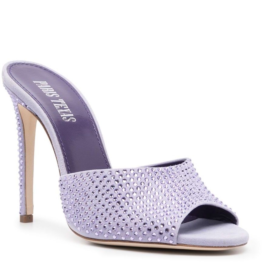 PARIS TEXAS Aukštakulniai moterims, purple, Holly stiletto mule 2