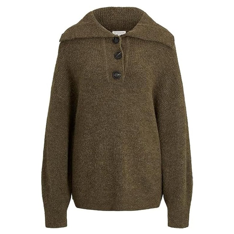 TOM TAILOR Megztinis moterims, Žalia, Megztinis 1