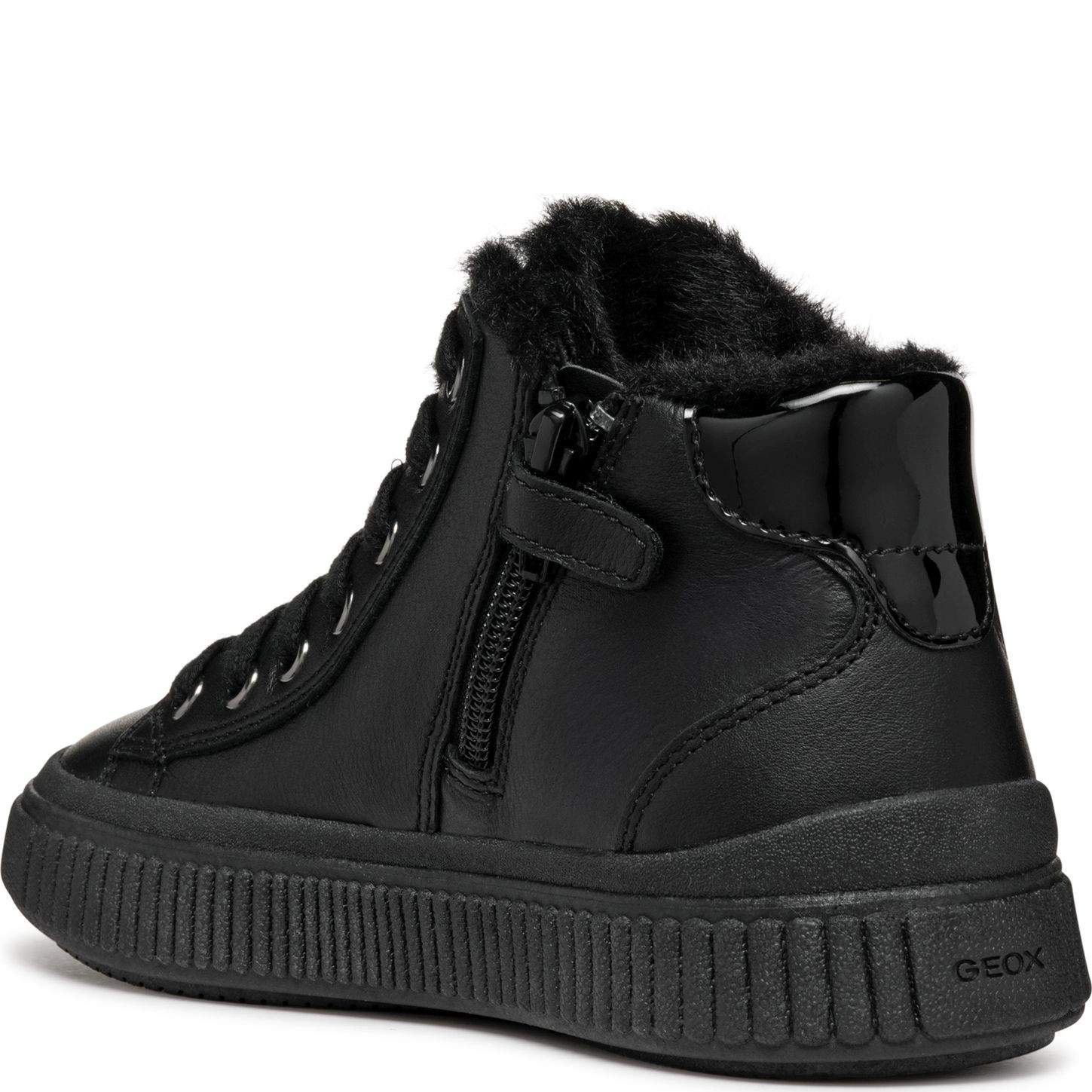 GEOX Aulinukai mergaitėms, Juoda, Laquinny booties 3