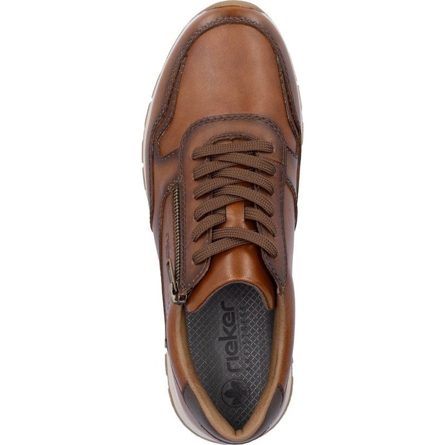 RIEKER Laisvalaikio bateliai vyrams, Juoda, Men's shoes 8