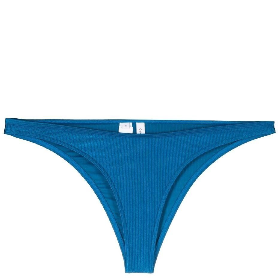 CALVIN KLEIN UW Apatinė kostiumėlio dalis moterims, Mėlyna, Bikini swim 1