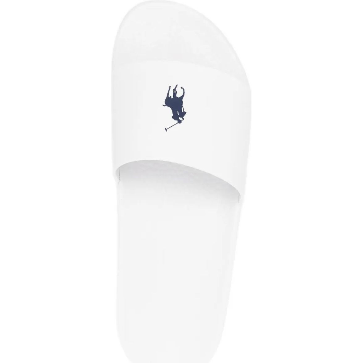 POLO RALPH LAUREN Guminės šlepetės vyrams, Balta, Polo slide-sandals 4