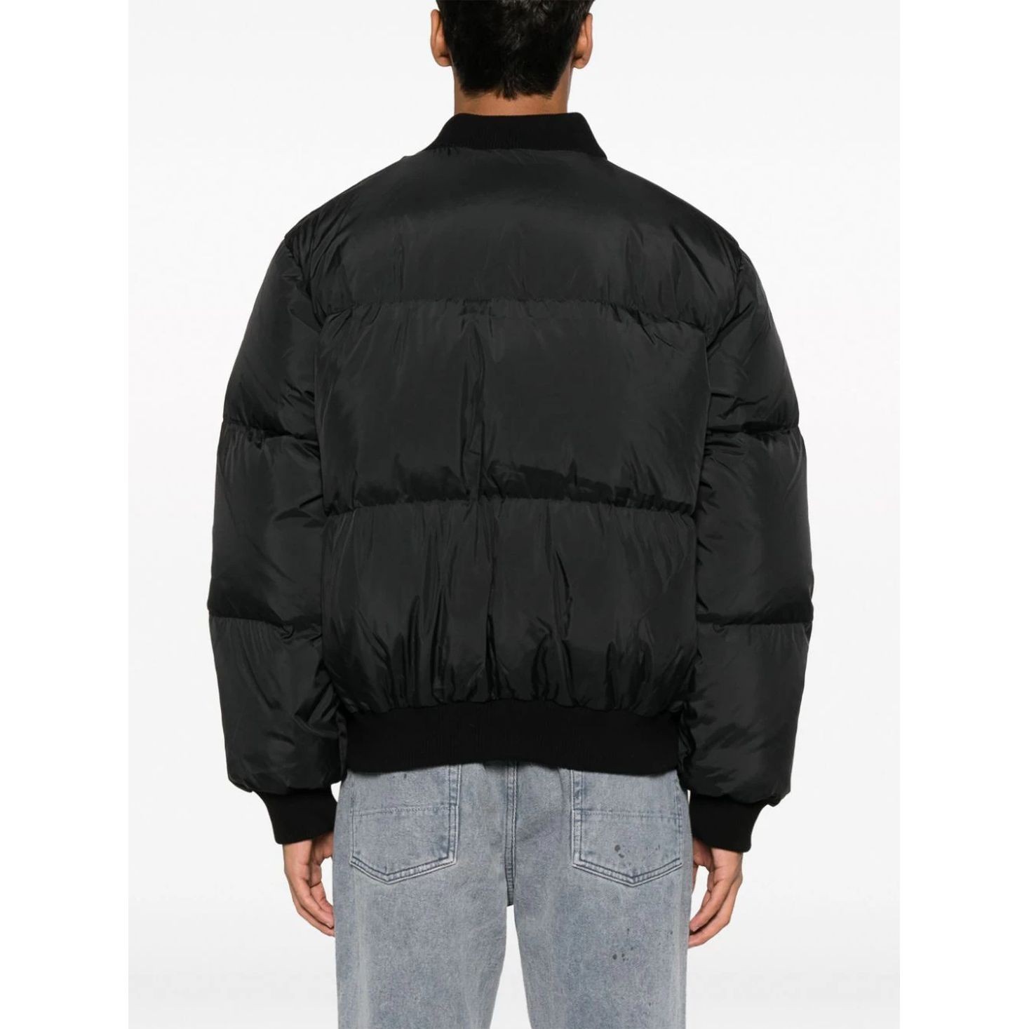 AXEL ARIGATO Bomberis vyrams, Juoda, Puffer bomber 4