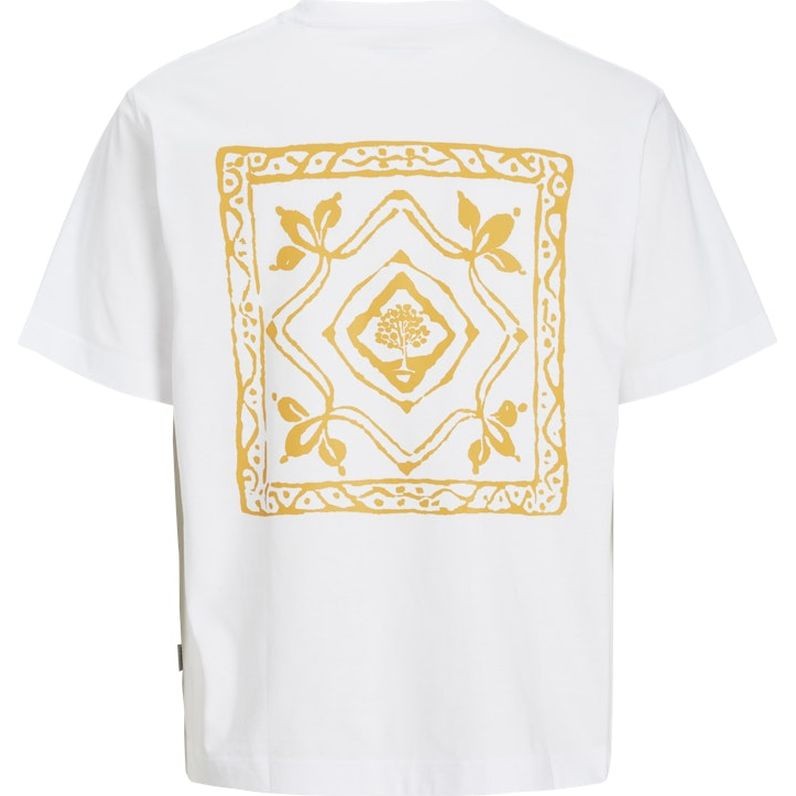 JACK & JONES Marškinėliai vyrams, Balta, Paros easter sketch tee 2