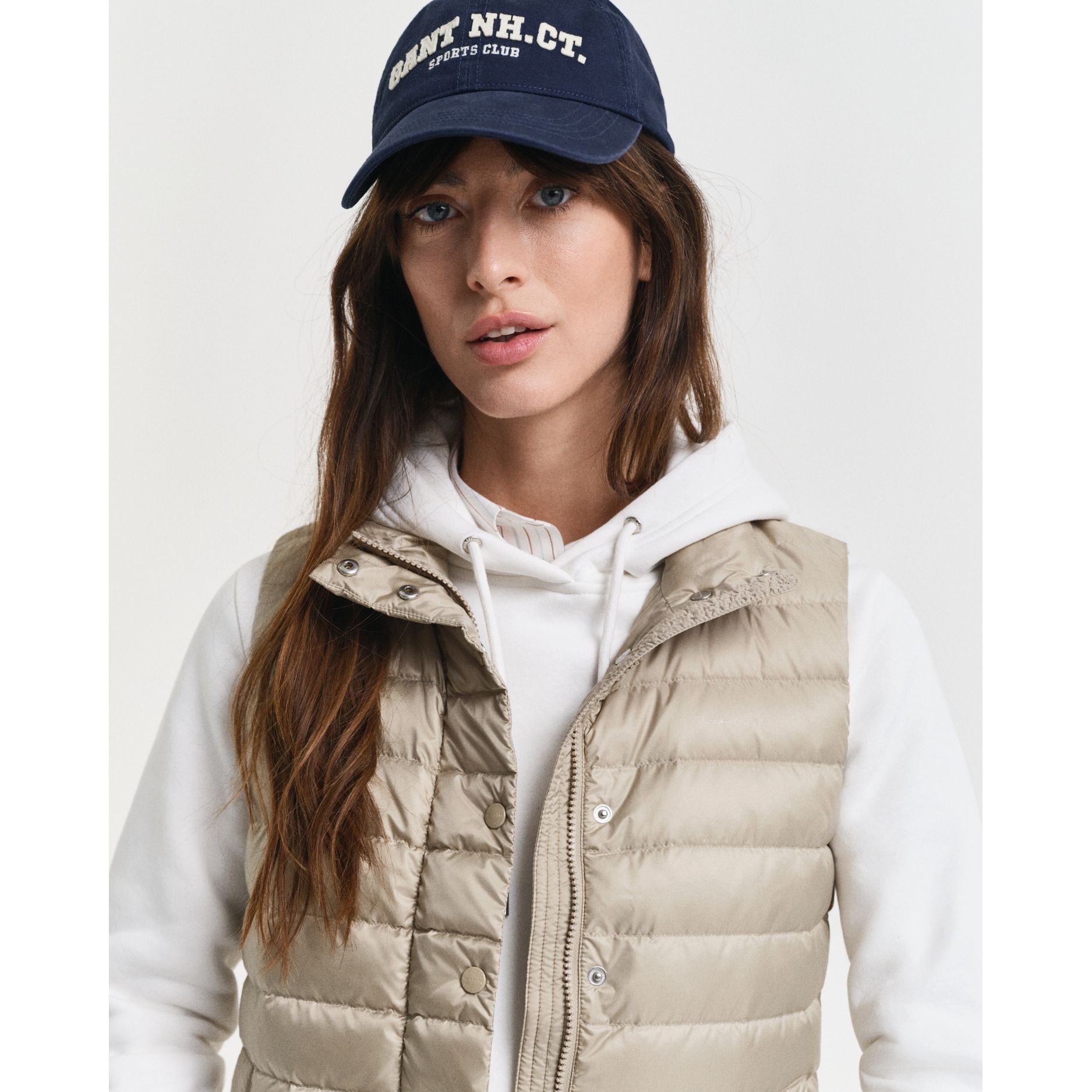 GANT Liemenė moterims, Smėlio, Light down Vest 4