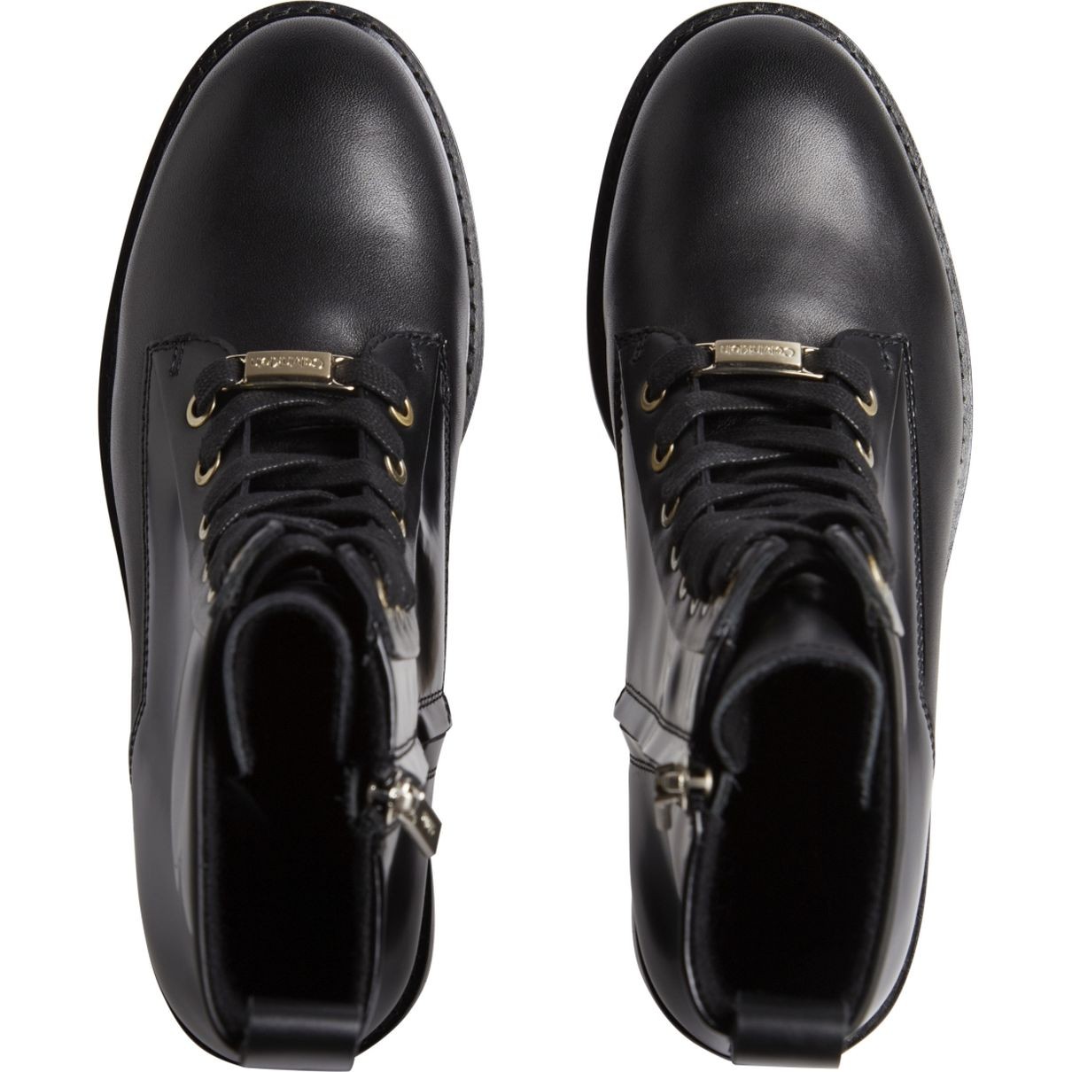 CALVIN KLEIN Aulinukai moterims, Juoda, Sole combat boot wl 3