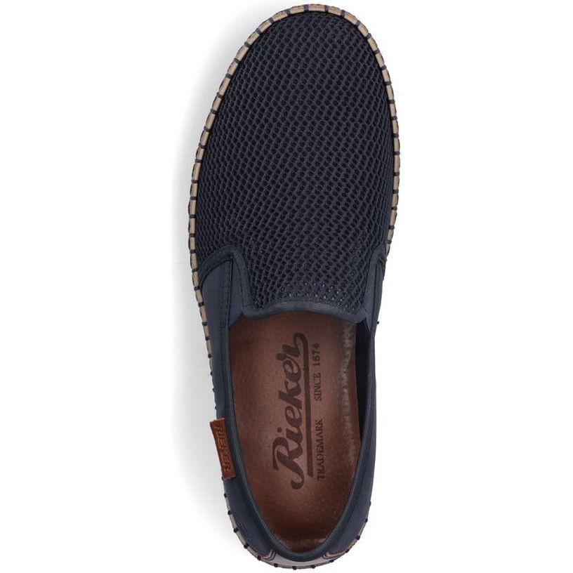 RIEKER Bateliai - vyrams, Mėlyna, SHOES 4