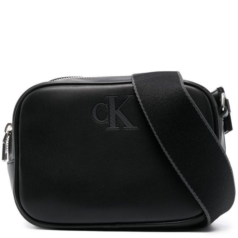 CALVIN KLEIN JEANS Rankinė per petį moterims, Juoda, SLEEK CAMERA BAG18 SOLID 1