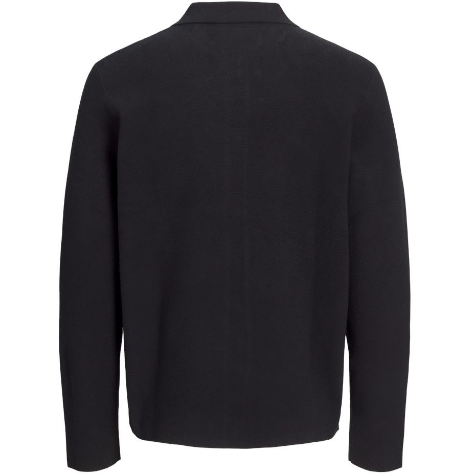 JACK & JONES Kardiganas vyrams, Juoda, Milano cardigan 4