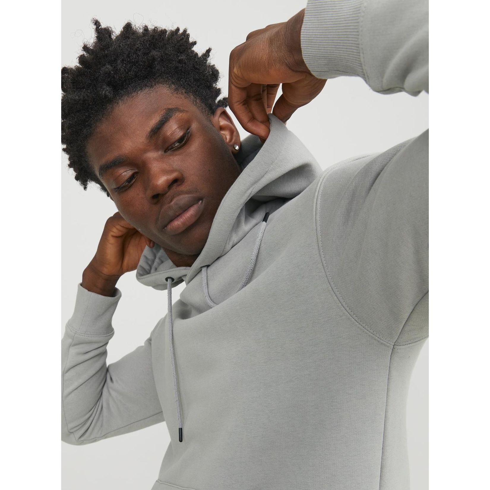 JACK & JONES Sportinis nertinis vyrams, Pilka, Jjestar sweatshirt 7