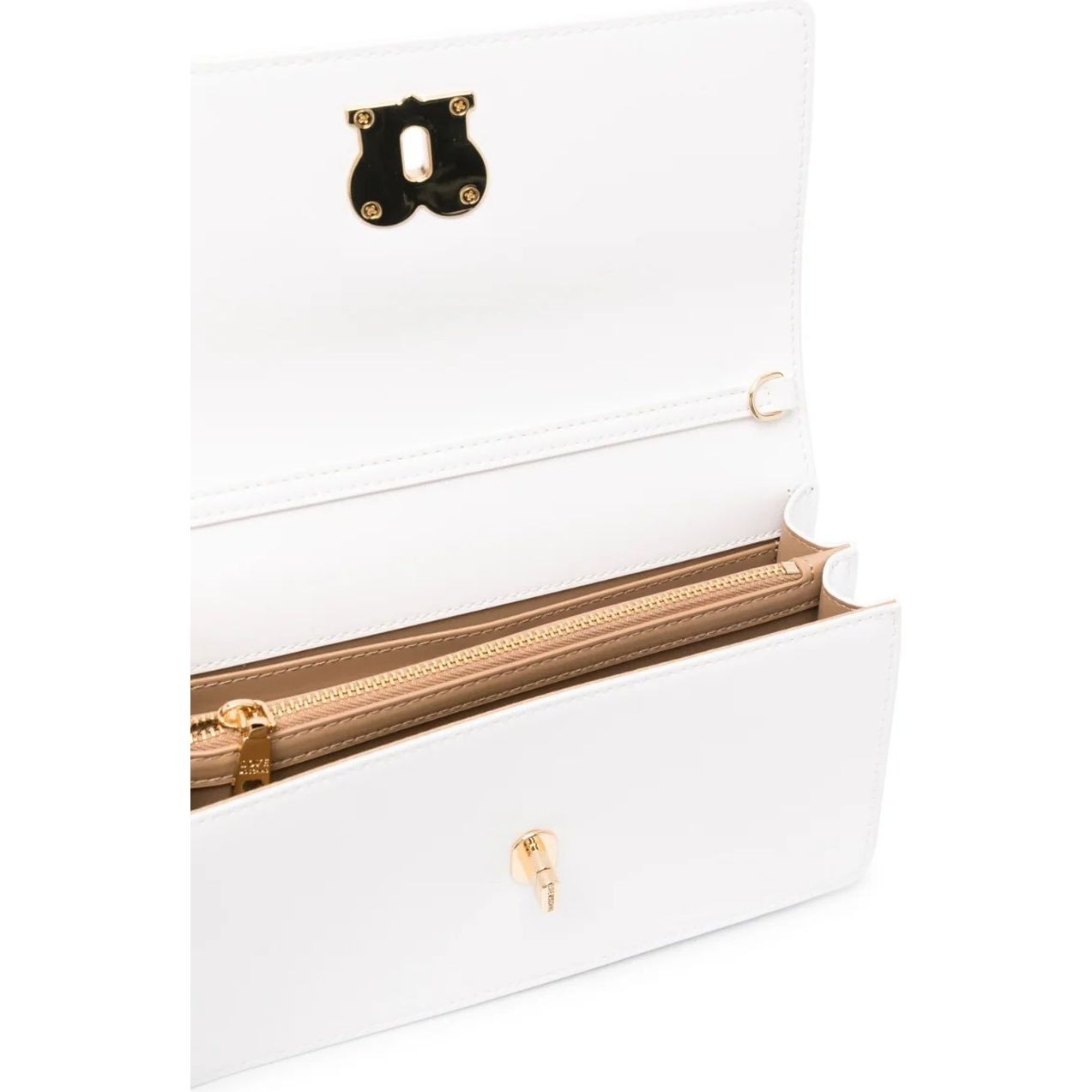 LOVE MOSCHINO Rankinė per petį moterims, Balta, Crossbody 4